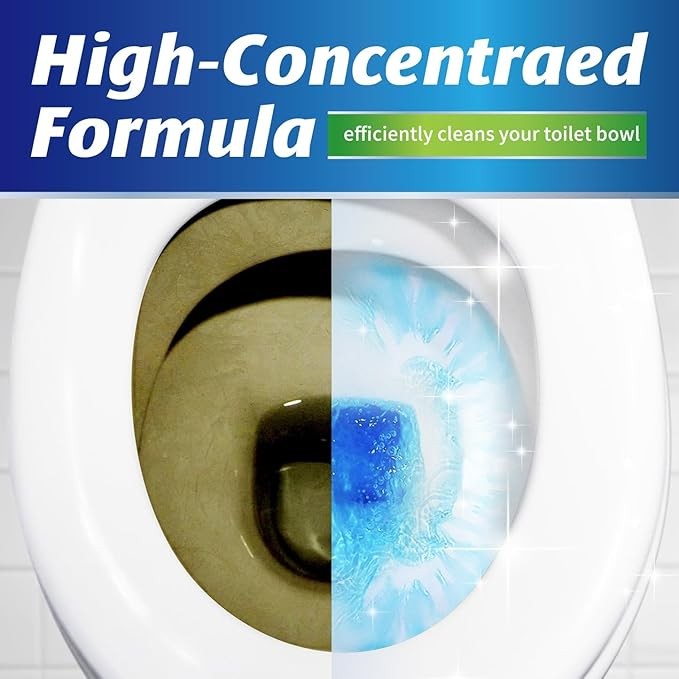 Toilet Bowl Cleaners - 4 Pack, Long-Lasting Cleaning Solution, Convenient Toilet Cleaner Bottles, Krazy Klean Automatic Toilet Bowl Cleaner for Powerful Cleansing thumbnail 3