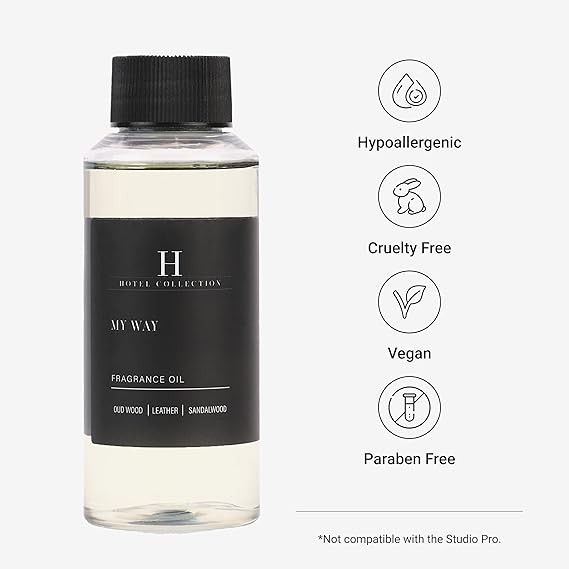 Hotel Collection My Way Essential Oil Scent Luxury Hotel Inspired Aromatherapy Scent Diffuser Oil Lush Sandalwood, Warm Virginia Cedar, and Beautiful Iris 120mL thumbnail 5