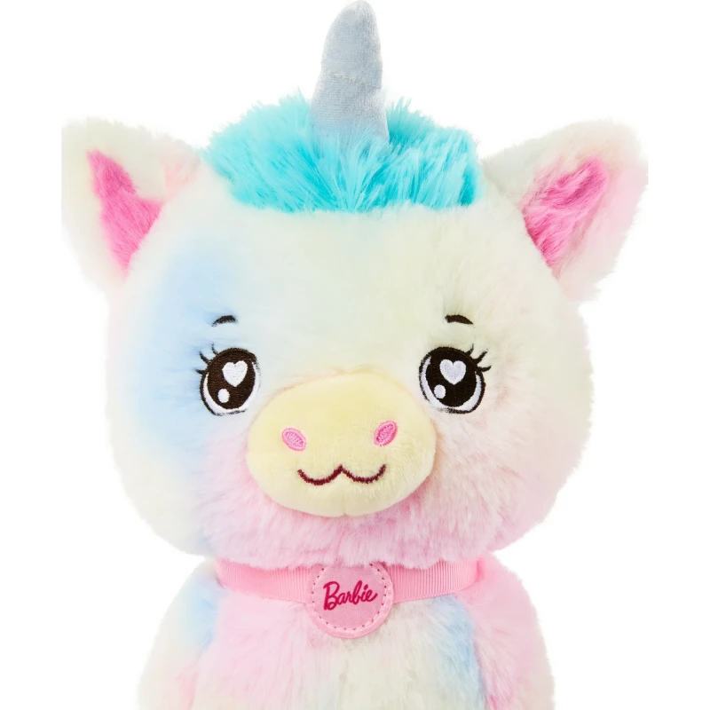 Barbie Stuffed Animals, Unicorn Toys, Plush with Purse and 5 Accessories, Chef Pet Adventure thumbnail 6