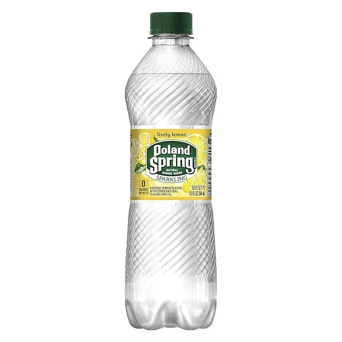 Poland Springs Lemon Sparkling Water, 16.9 Ounce -- 24 per case. thumbnail 2