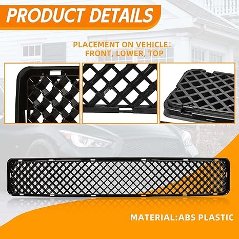 YLT AUTO Front Bumper Guard Grille Fit 2005-2010 for Scion Tc Smt10600 Honeycomb Front Air Intake Black Radiator Replacement Guard 2 Pieces Upper and Lower Grill Smt10600 thumbnail 3