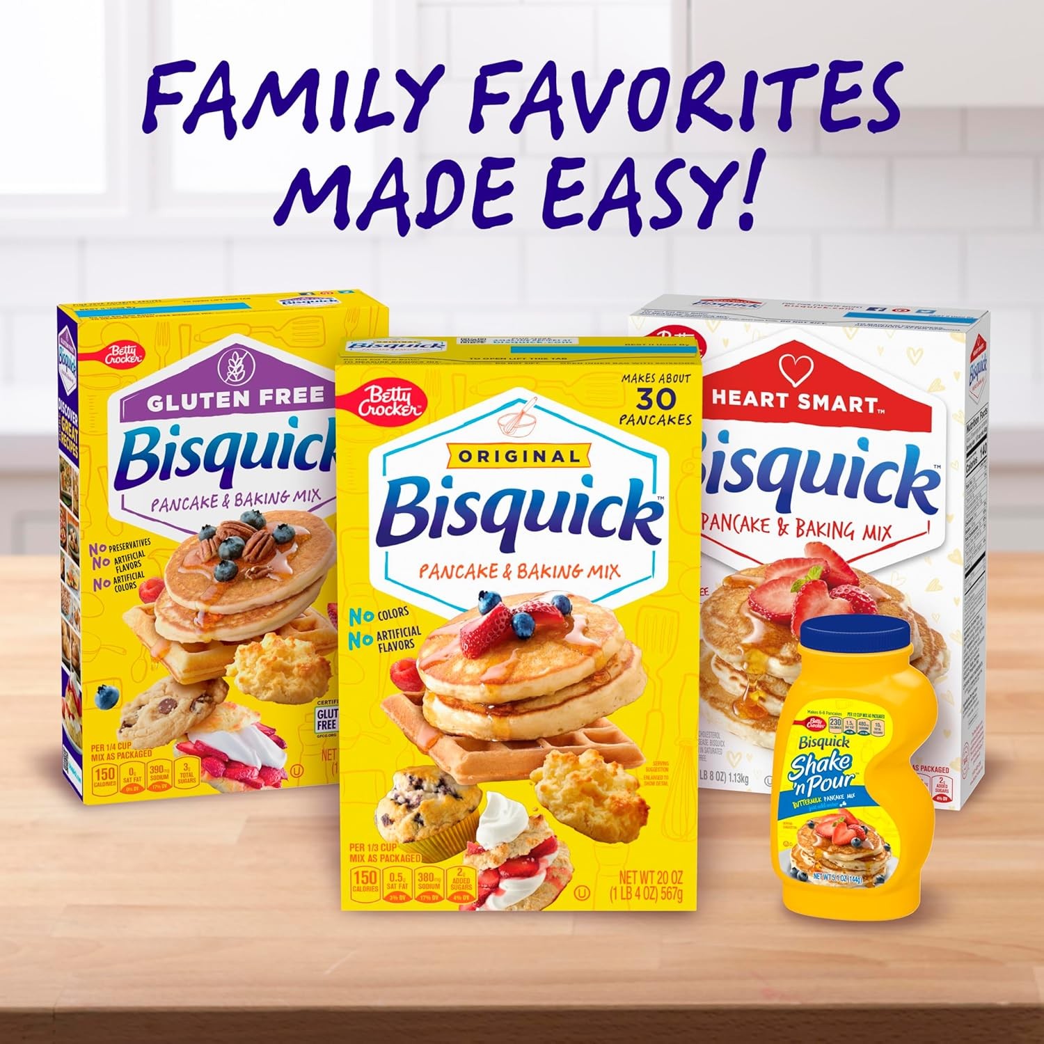 Betty Crocker Bisquick Complete Buttermilk Biscuit Mix, Just Add Water, 7.5 oz. (Pack of 9) thumbnail 2