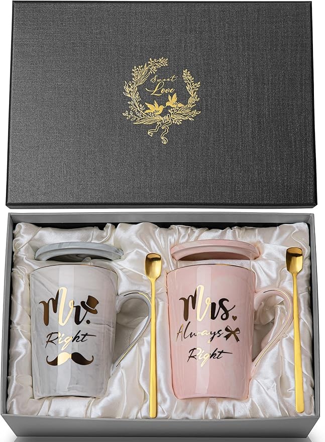 Biching Wedding Gifts for Couples, Mr and Mrs Gifts for Newlyweds