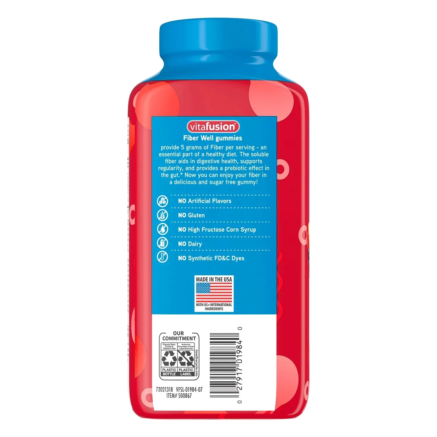 Vitafusion Fiber Well Sugar Free Gummies (220 ct.) thumbnail 3