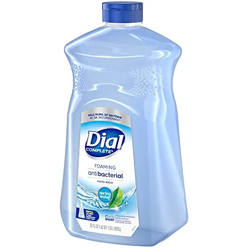 Dial Antibacterial Foaming Hand Soap Refill, Spring Water, 52 fl oz