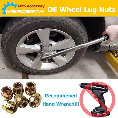 Set of 24, 14mmx1.5 OEM Factory Wheel Lug Nuts Replacement for Sliverado Sierra 1500 Yukon Avalanche Suburban Express 1500 C1500 K1500 Escalade Traverse Yukon M14x1.5 Studs 6 Lug Wheel thumbnail 5