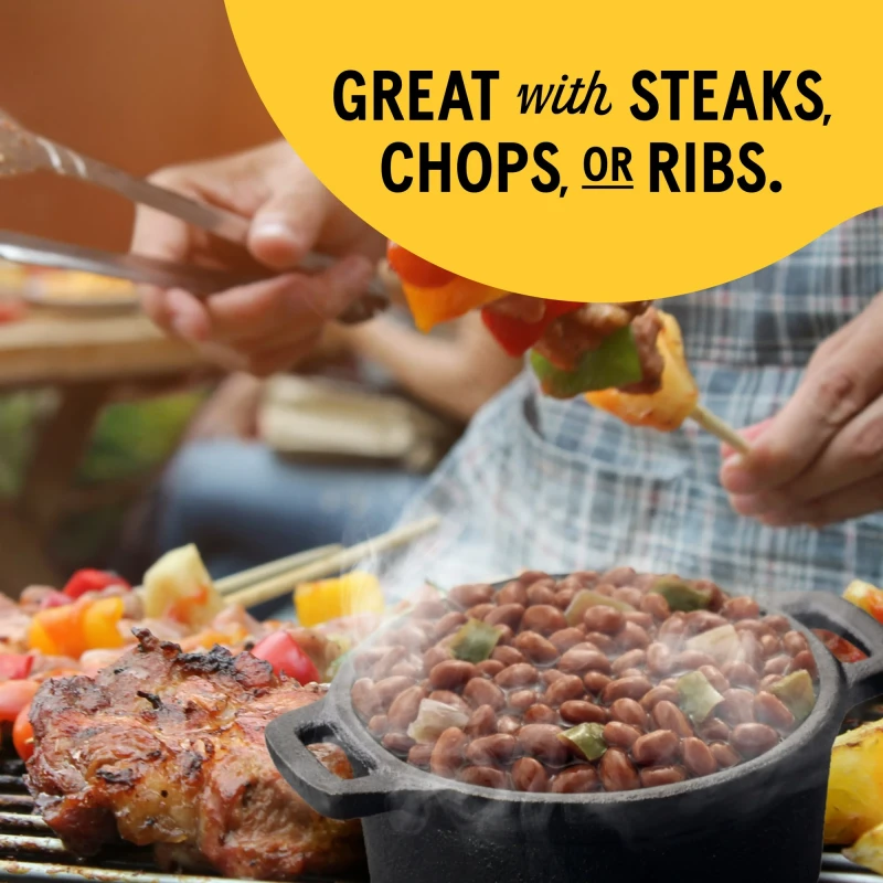 Bush's Steakhouse Recipe Grillin' Beans, Canned Beans in Sweet and Smoky Sauce, 22 oz thumbnail 4