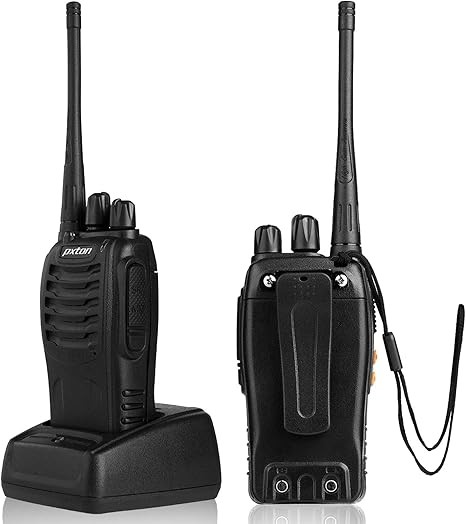 Walkie Talkies Rechargeable Long Range Two-Way Radios with Earpieces,2-Way Radios UHF Handheld Transceiver Walky Talky with Flashlight Li-ion Battery and Chargerï¼ˆ2 Packï¼‰ thumbnail 5