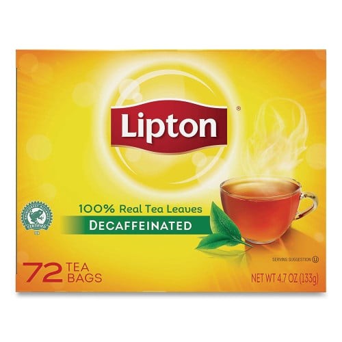 Lipton Tea Bags, Decaffeinated, 72/Box (290) thumbnail 3