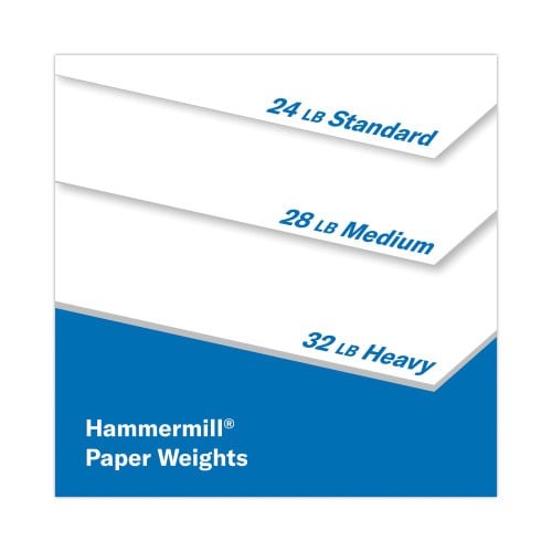 Hammermill Premium Laser Print Paper, 98 Bright, 24 lb Bond Weight, 11 x 17, White, 500/Ream (104620) thumbnail 5