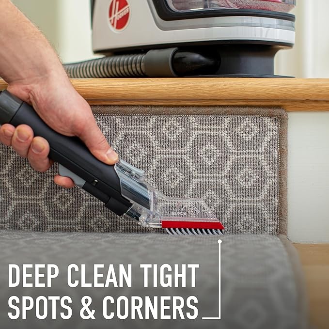Hoover CleanSlate Plus Portable Carpet + Upholstery Spot Cleaner Machine, Powerful Suction with Versatile Tools, Pet Stain Remover, Car and Auto Detailer, Pair with Hoover Carpet Cleaner Solution thumbnail 5