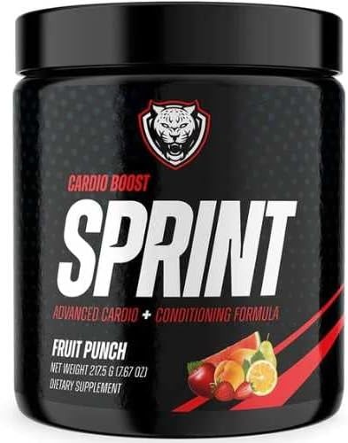 6AM Run Sprint - Pre Workout Powder for Instant Energy Boost for Cardio and Focus - No Jitters, High Energy Conditioning Formula - All Natural, Keto, Vegan (Fruit Punch, Full Bottle) thumbnail 4