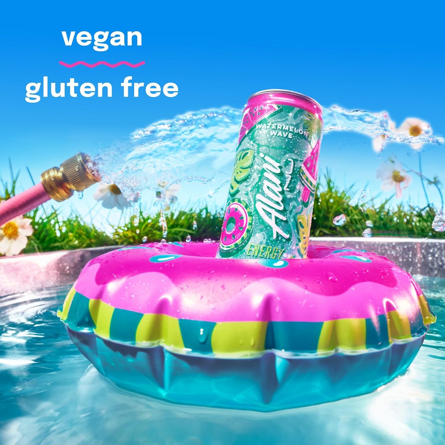 Alani Nu WATERMELON WAVE Sugar Free, Low Calorie Energy Drinks | 200mg Caffeine | Biotin B Vitamins | Zero Sugar | 10 Calories | 12 Fl Oz Cans | 12 Pack thumbnail 5